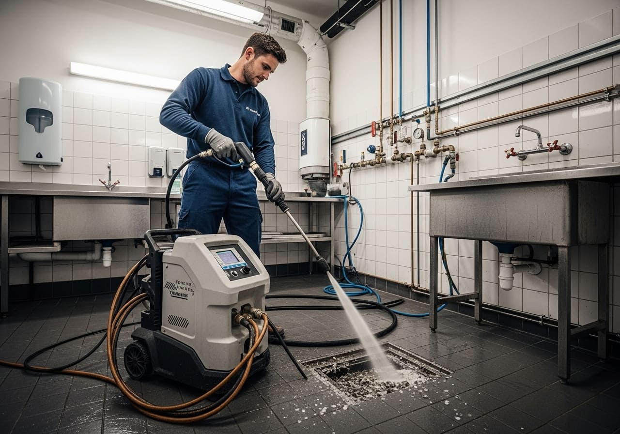 Professional Drain Cleaning in Trade